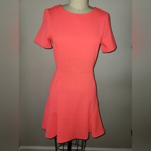 Topshop Coral/Hot Pink Dress